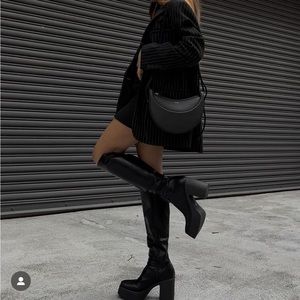 Lamoda Slick Nicks Wide Calf Boots